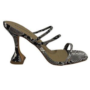 LEMONADE / Vanity / Snake Print / Strappy / Heeled Sandals 3.5" / Heel Elegant/